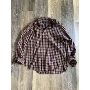 Ralph Lauren plaid classic fit button-down shirt Size Large